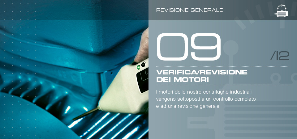 Verifica/revisione dei motori