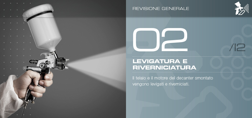 Levigatura e riverniciatura