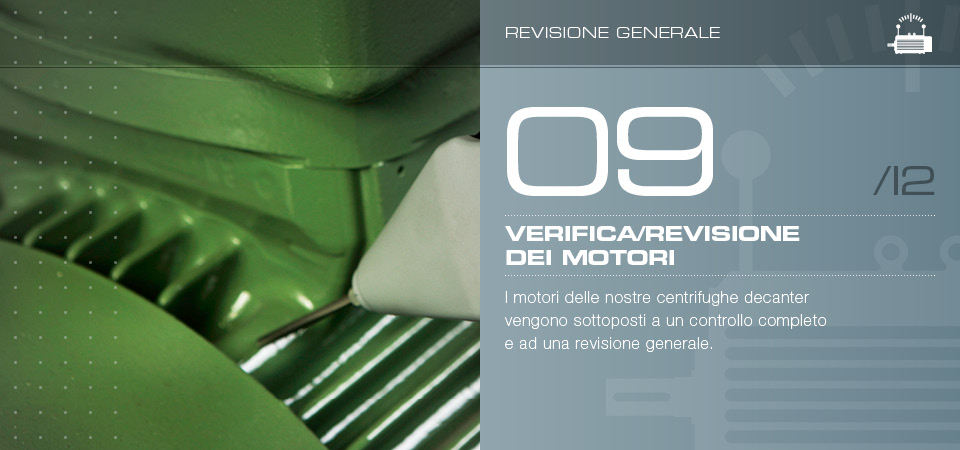 Verifica/revisione dei motori